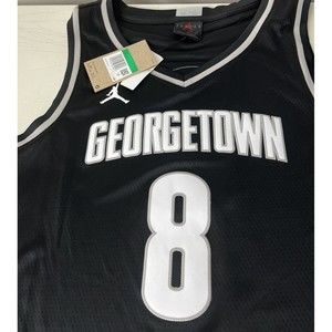 Nike Elite Jordan Jersey Georgetown Hoyas NEW #8 Black XL NCAA Stitched Jumpman
